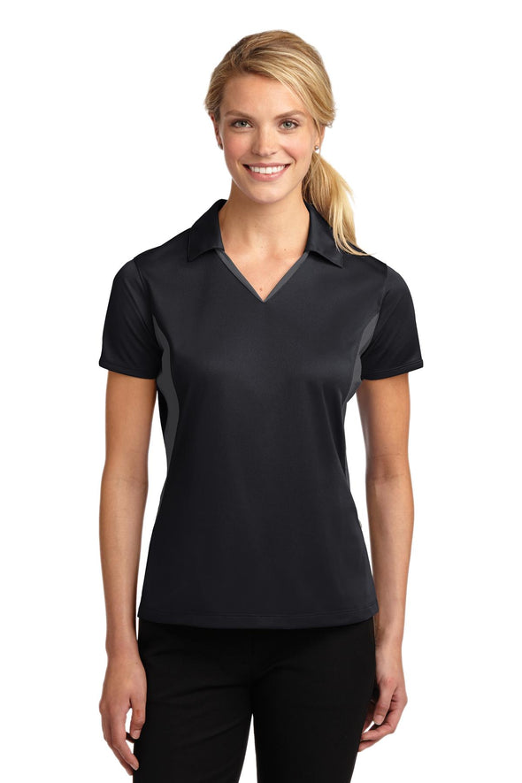 Sport-Tek Ladies Side Blocked Micropique Sport-Wick Polo