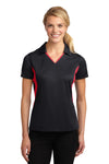 Sport-Tek Ladies Side Blocked Micropique Sport-Wick Polo