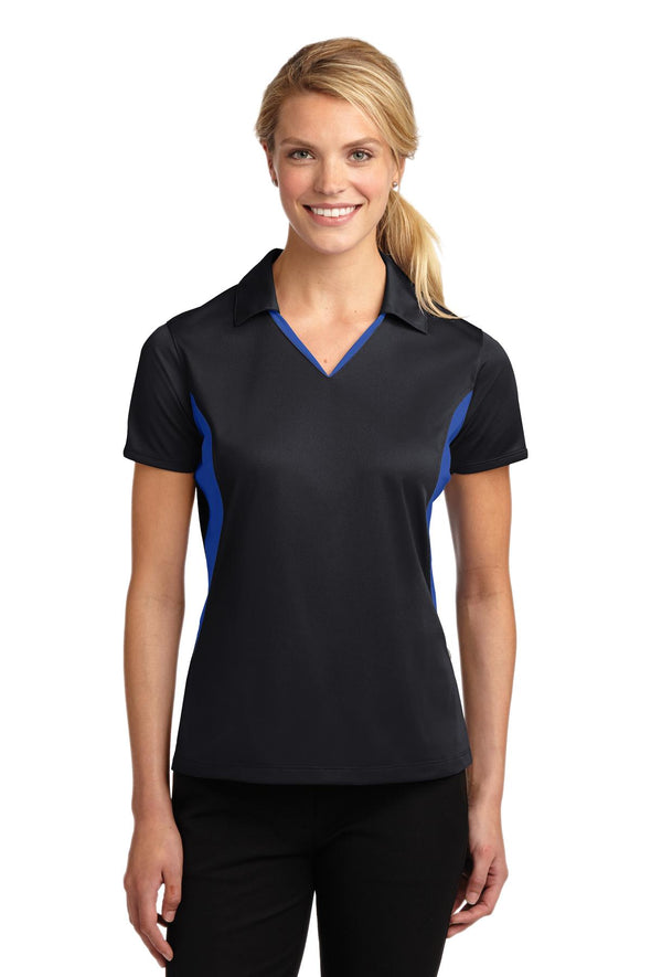 Sport-Tek Ladies Side Blocked Micropique Sport-Wick Polo