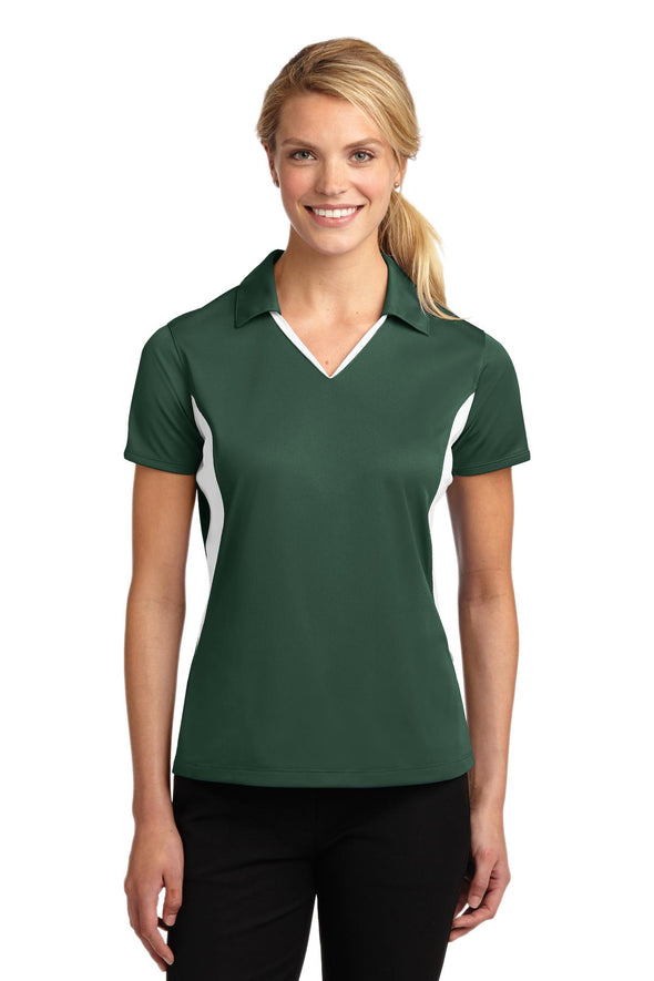 Sport-Tek Ladies Side Blocked Micropique Sport-Wick Polo
