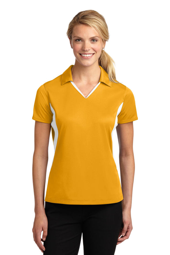 Sport-Tek Ladies Side Blocked Micropique Sport-Wick Polo