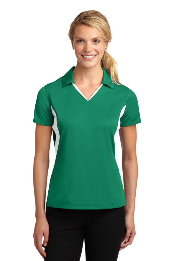 Sport-Tek Ladies Side Blocked Micropique Sport-Wick Polo