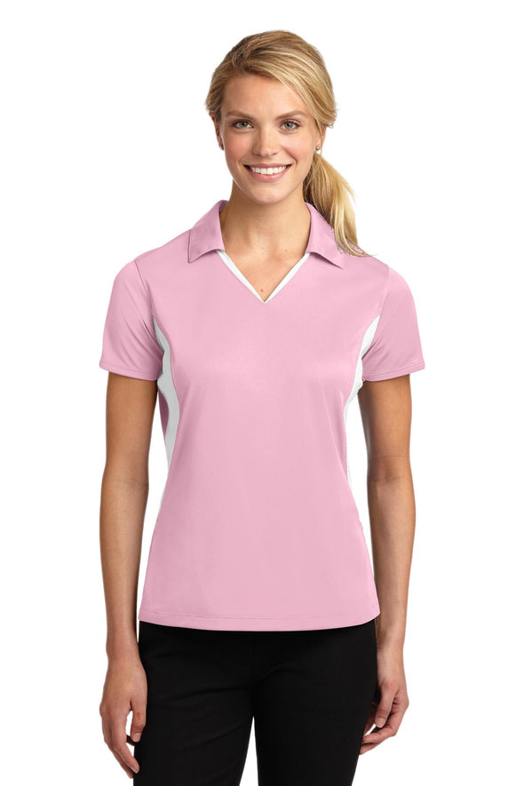 Sport-Tek Ladies Side Blocked Micropique Sport-Wick Polo
