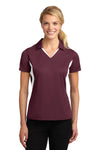 Sport-Tek Ladies Side Blocked Micropique Sport-Wick Polo