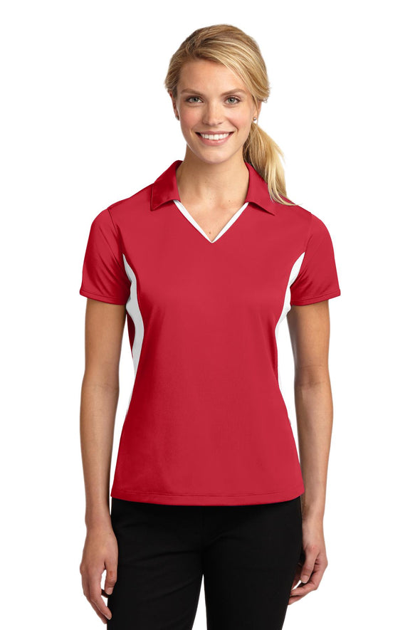 Sport-Tek Ladies Side Blocked Micropique Sport-Wick Polo