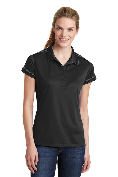 Sport-Tek Ladies Contrast Stitch Micropique Sport-Wick Polo