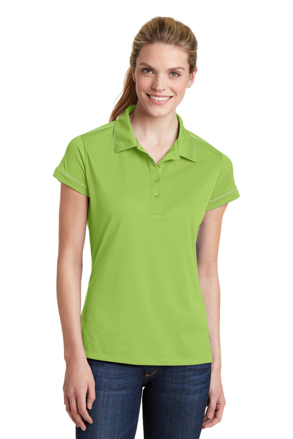 Sport-Tek Ladies Contrast Stitch Micropique Sport-Wick Polo