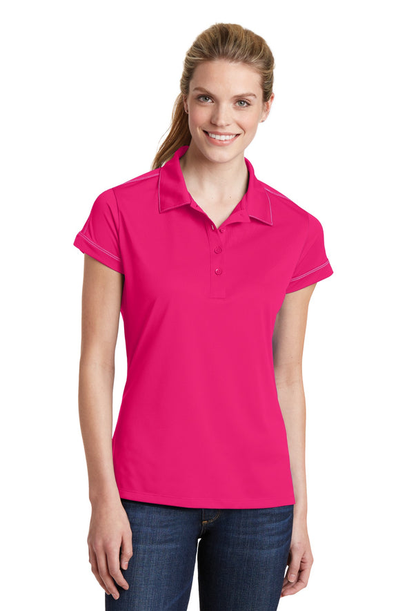 Sport-Tek Ladies Contrast Stitch Micropique Sport-Wick Polo