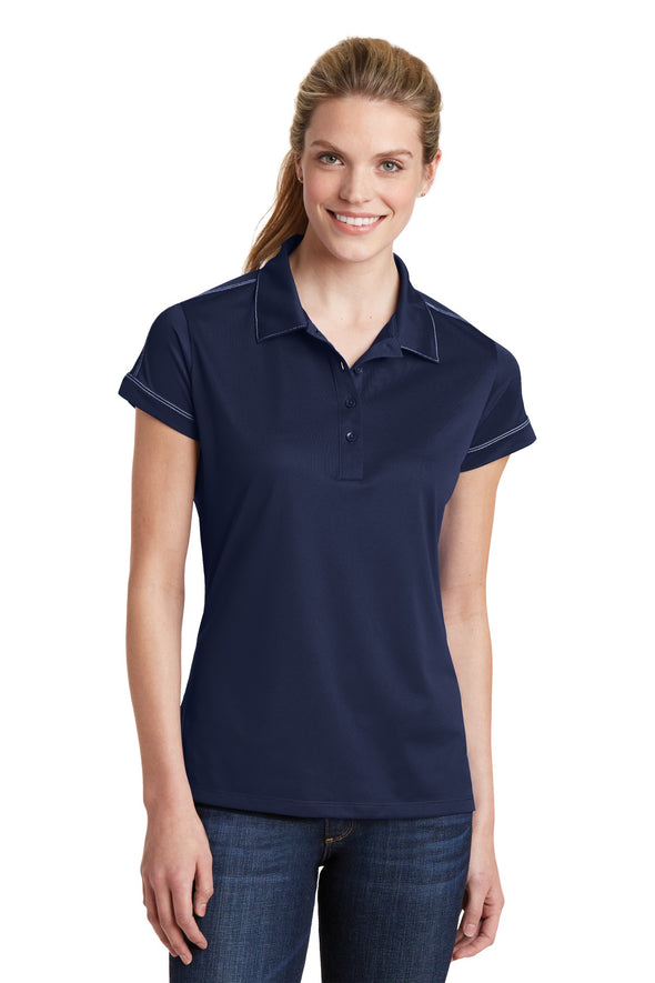 Sport-Tek Ladies Contrast Stitch Micropique Sport-Wick Polo