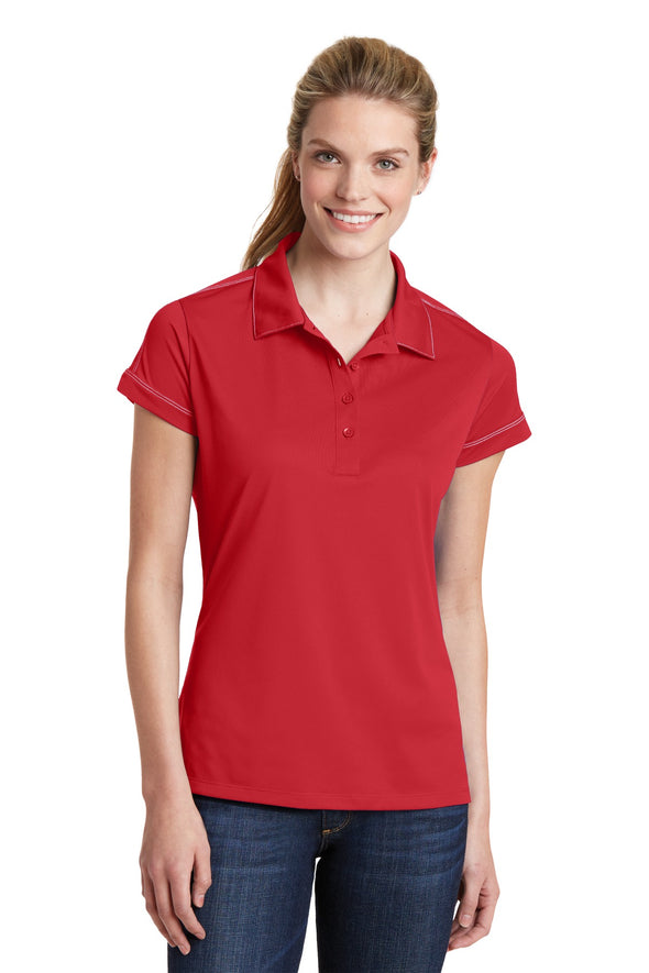 Sport-Tek Ladies Contrast Stitch Micropique Sport-Wick Polo
