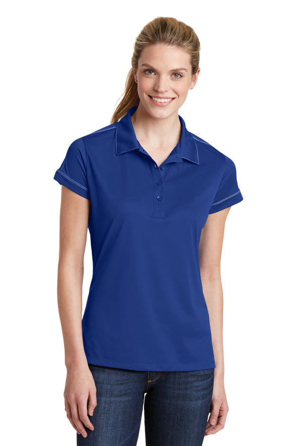 Sport-Tek Ladies Contrast Stitch Micropique Sport-Wick Polo