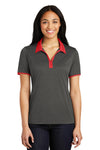 Sport-Tek Ladies Heather Contender Contrast Polo