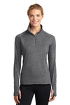 Sport-Tek Ladies Sport-Wick Stretch 1/2-Zip Pullover