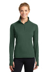 Sport-Tek Ladies Sport-Wick Stretch 1/2-Zip Pullover