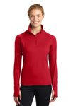 Sport-Tek Ladies Sport-Wick Stretch 1/2-Zip Pullover