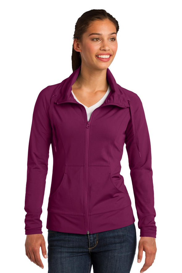 Sport-Tek Ladies Sport-Wick Stretch Full-Zip Jacket