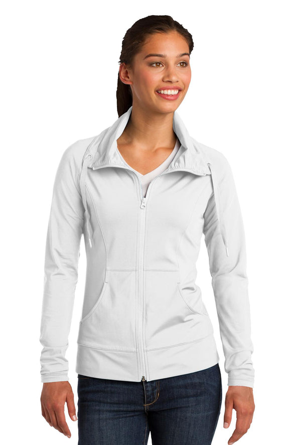Sport-Tek Ladies Sport-Wick Stretch Full-Zip Jacket