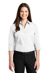 Port Authority Ladies 3/4-Sleeve Carefree Poplin Shirt