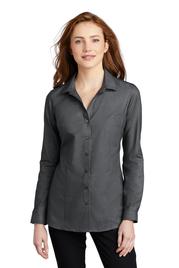 Port Authority Ladies Pincheck Easy Care Shirt