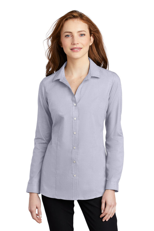 Port Authority Ladies Pincheck Easy Care Shirt