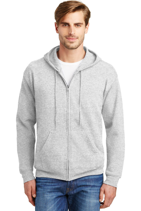 Hanes EcoSmart Full-Zip Hooded Sweatshirt