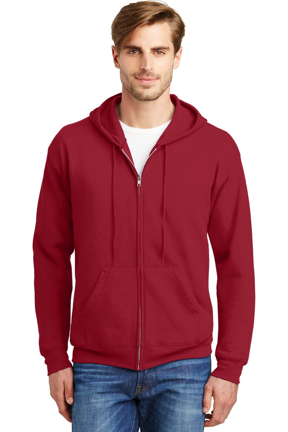 Hanes EcoSmart Full-Zip Hooded Sweatshirt