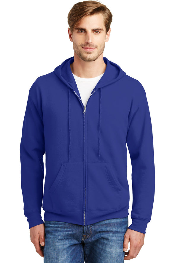 Hanes EcoSmart Full-Zip Hooded Sweatshirt