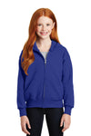 Hanes Youth EcoSmart Full-Zip Hooded Sweatshirt