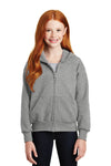 Hanes Youth EcoSmart Full-Zip Hooded Sweatshirt