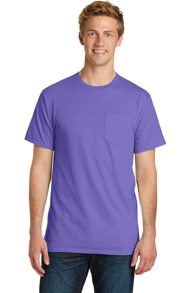 Port & Company Beach Wash Garment-Dyed Pocket Tee