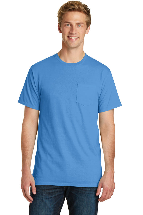 Port & Company Beach Wash Garment-Dyed Pocket Tee
