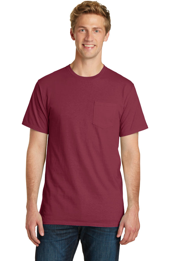 Port & Company Beach Wash Garment-Dyed Pocket Tee