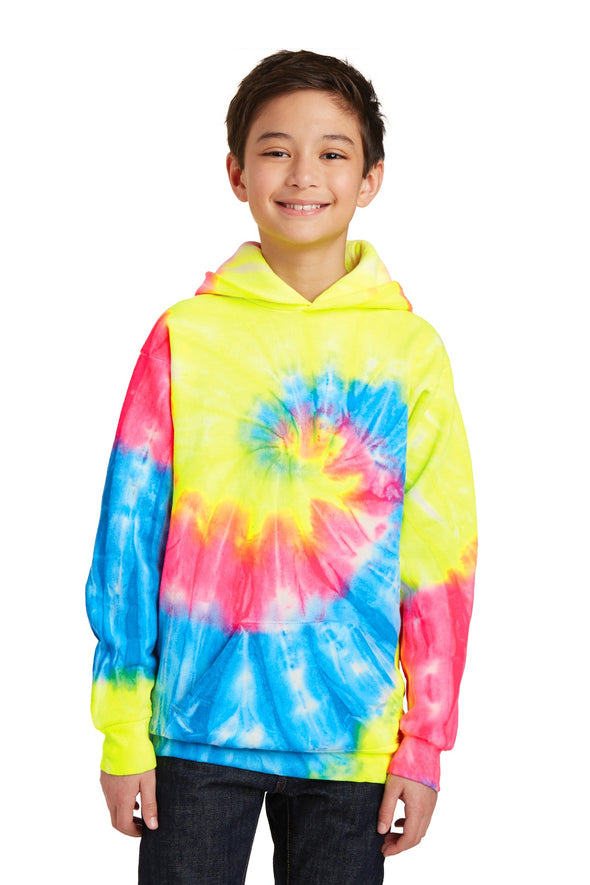 Port & Company Youth Tie-Dye Pullover Hooded Sweatshirt