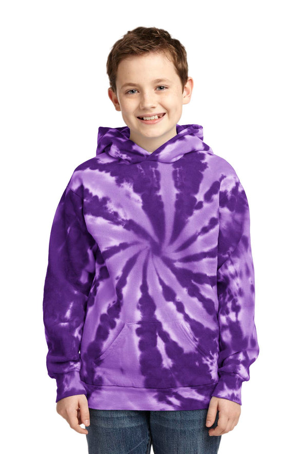 Port & Company Youth Tie-Dye Pullover Hooded Sweatshirt