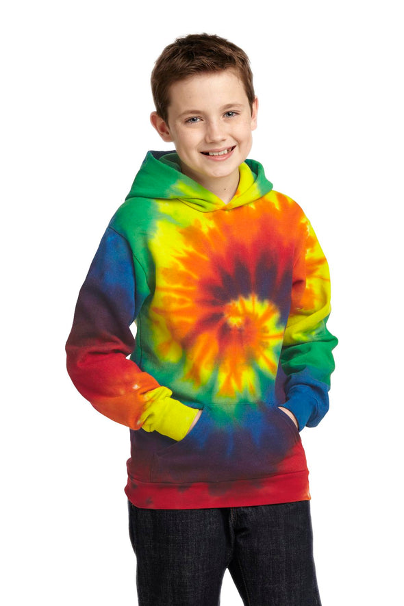 Port & Company Youth Tie-Dye Pullover Hooded Sweatshirt
