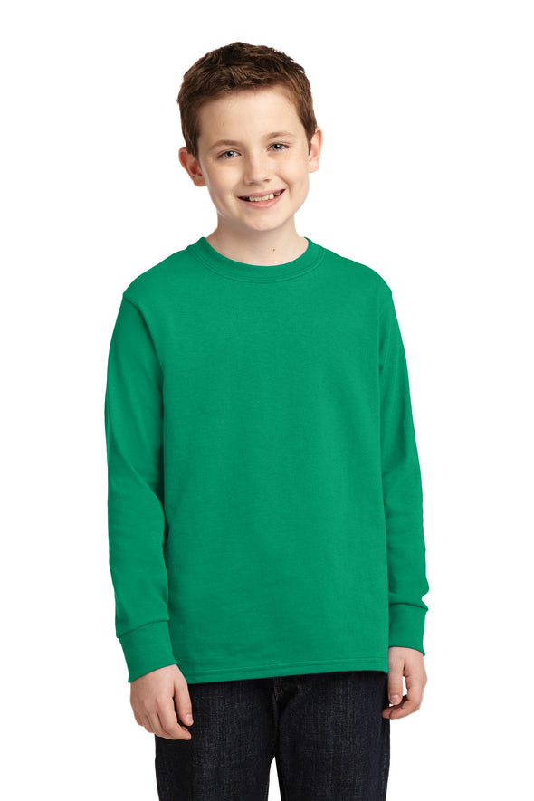 Port & Company Youth Long Sleeve Core Cotton Tee
