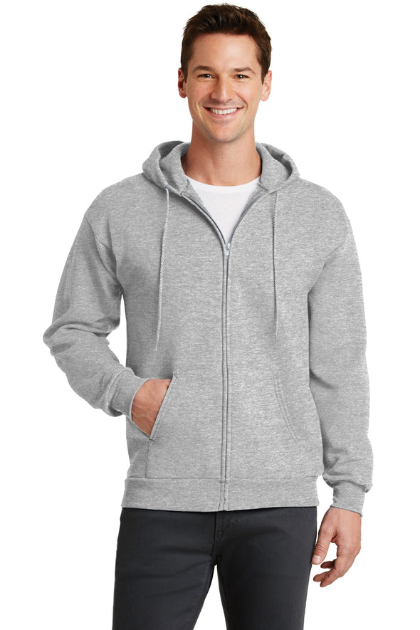 Port & Company Core Fleece Full-Zip Hooded Sweatshirt