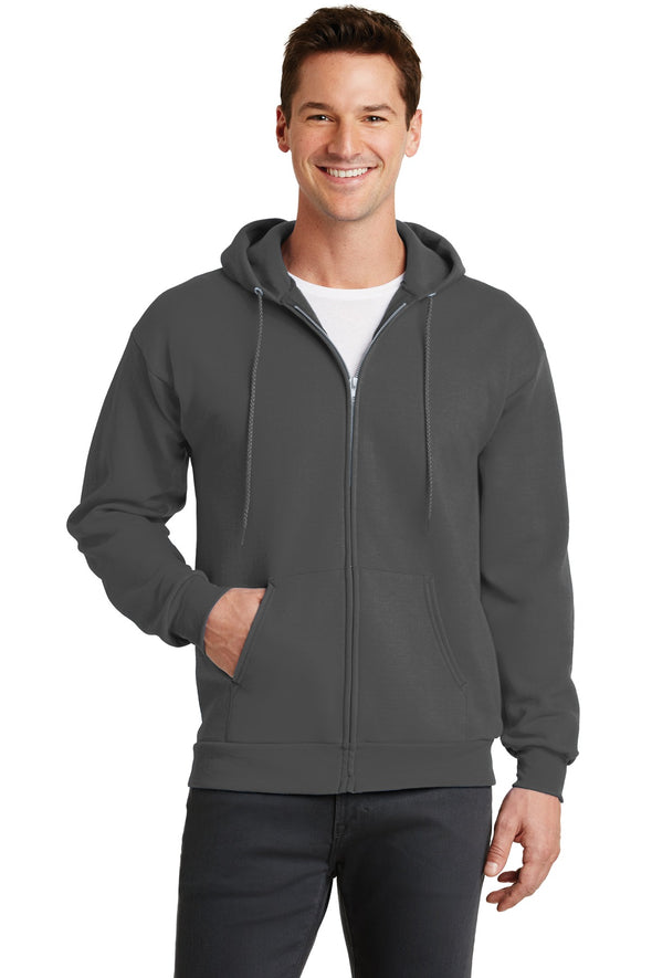 Port & Company Core Fleece Full-Zip Hooded Sweatshirt