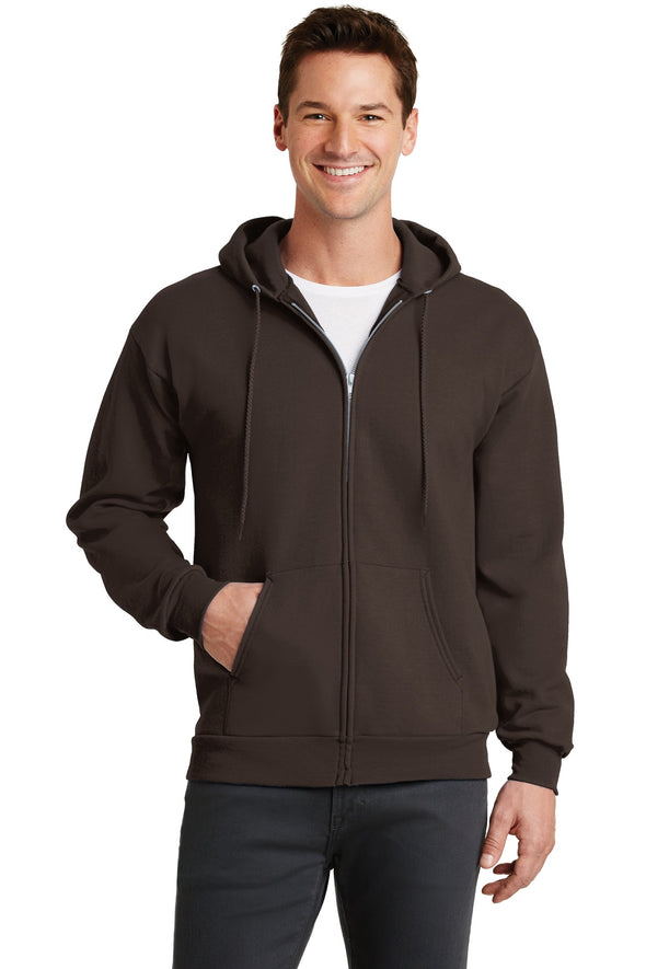 Port & Company Core Fleece Full-Zip Hooded Sweatshirt
