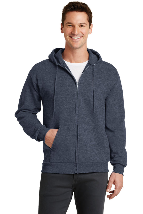 Port & Company Core Fleece Full-Zip Hooded Sweatshirt
