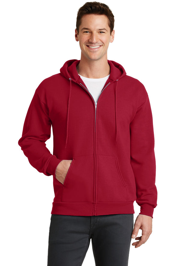 Port & Company Core Fleece Full-Zip Hooded Sweatshirt