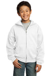 Port & Company Youth Core Fleece Full-Zip Hooded Sweatshirt