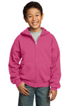 Port & Company Youth Core Fleece Full-Zip Hooded Sweatshirt