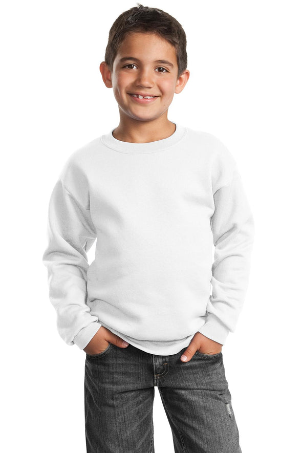 Port & Company Youth Core Fleece Crewneck Sweatshirt
