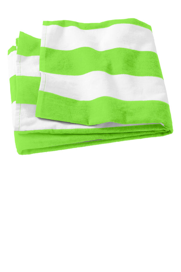 Port Authority Cabana Stripe Beach Towel