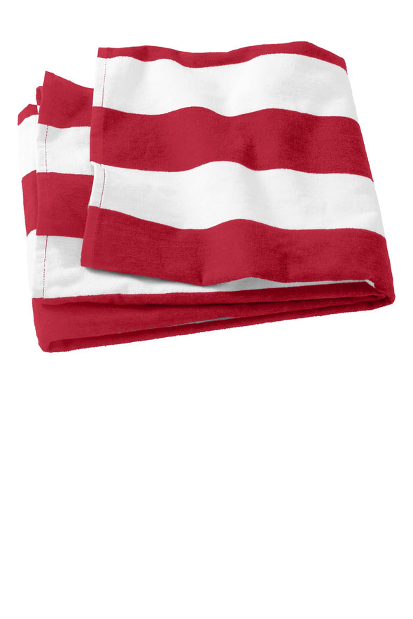 Port Authority Cabana Stripe Beach Towel