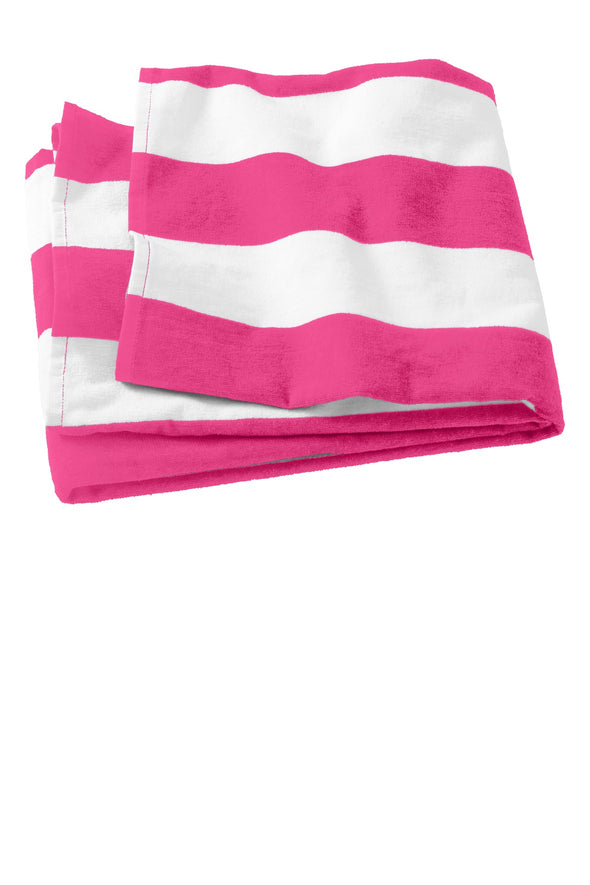 Port Authority Cabana Stripe Beach Towel