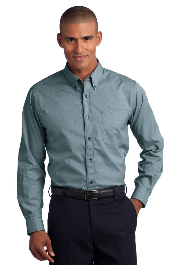 Red House Mini-Check Non-Iron Button-Down Shirt