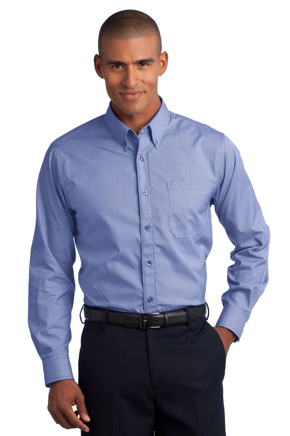 Red House Mini-Check Non-Iron Button-Down Shirt