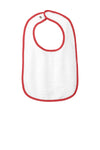 Rabbit Skins Infant Contrast Trim Terry Bib